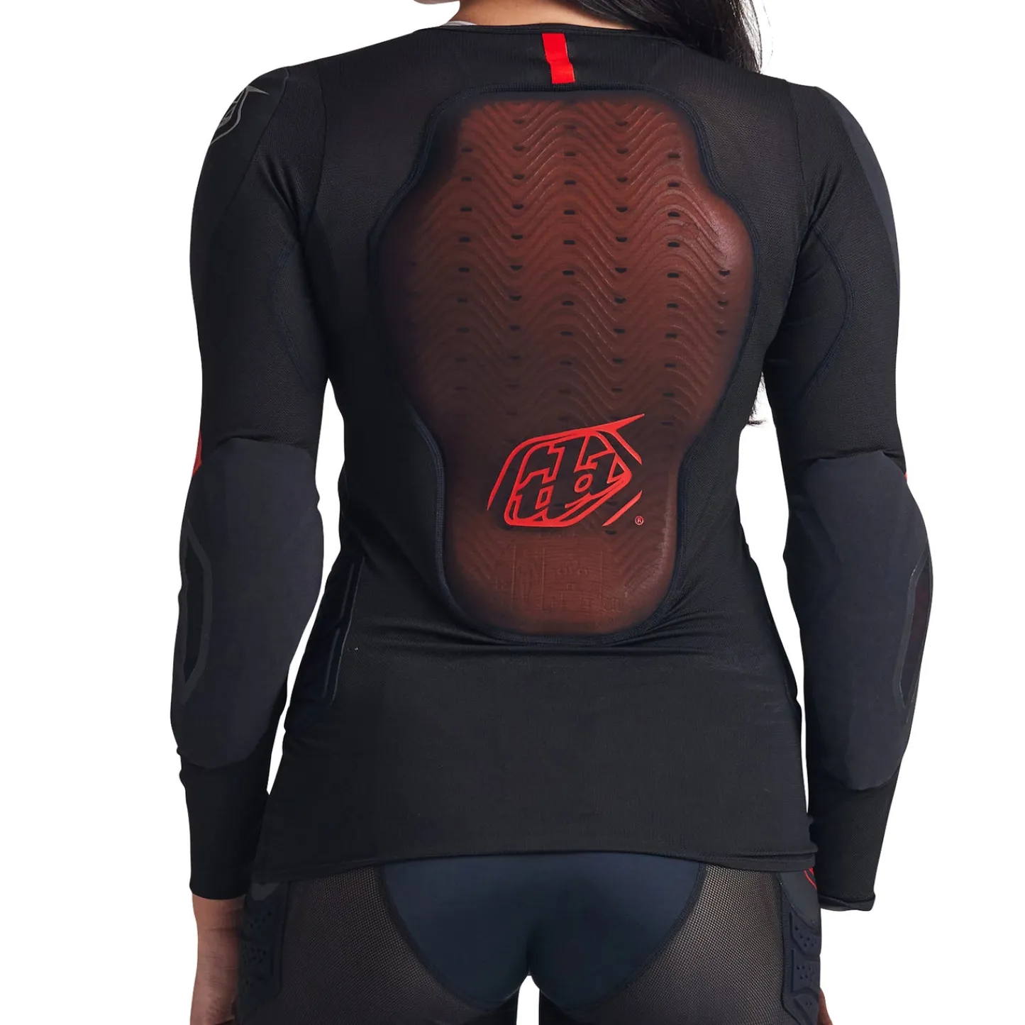 Troy Lee Designs Upper Body|Upper Body^Stage Ghost D3O Long Sleeve Baselayer Solid Black