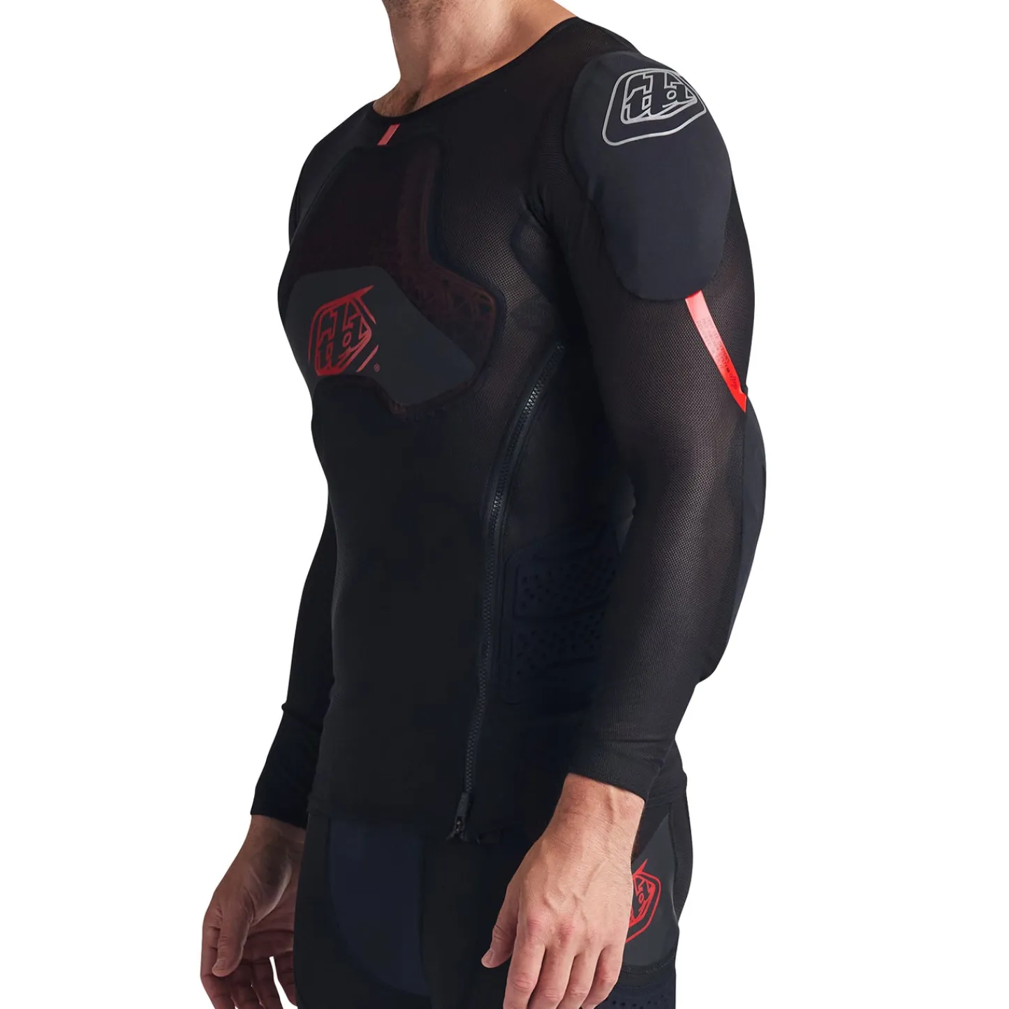 Troy Lee Designs Upper Body|Upper Body^Stage Ghost D3O Long Sleeve Baselayer Solid Black