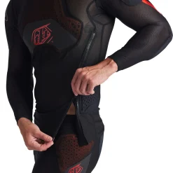 Troy Lee Designs Upper Body|Upper Body^Stage Ghost D3O Long Sleeve Baselayer Solid Black