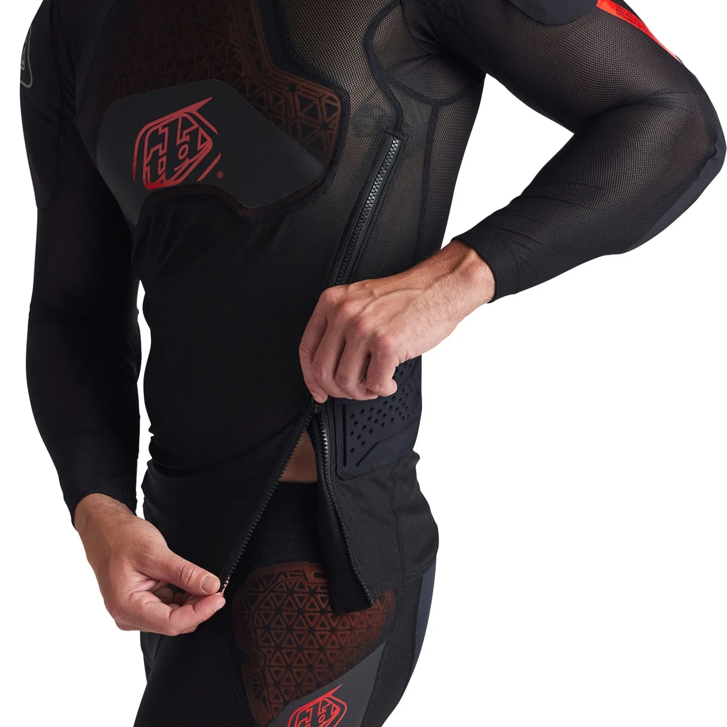 Troy Lee Designs Upper Body|Upper Body^Stage Ghost D3O Long Sleeve Baselayer Solid Black