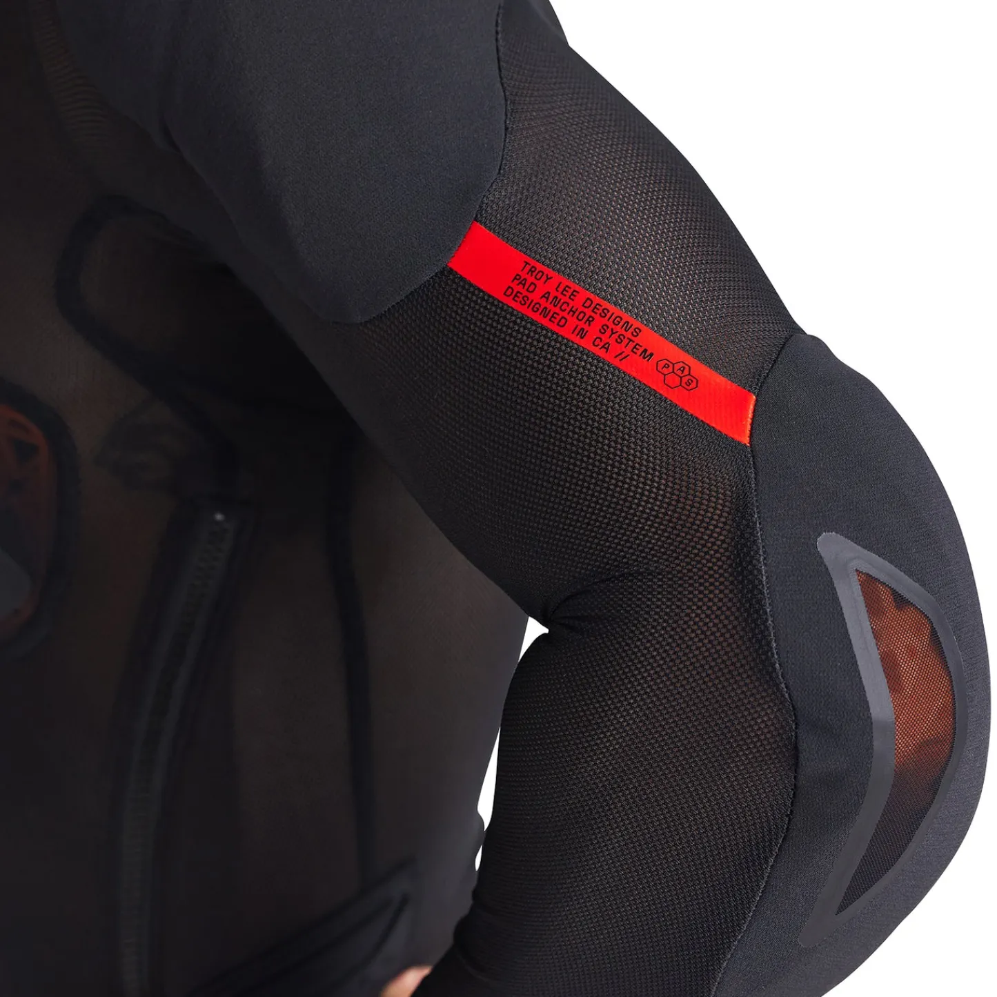 Troy Lee Designs Upper Body|Upper Body^Stage Ghost D3O Long Sleeve Baselayer Solid Black