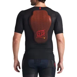 Troy Lee Designs Upper Body|Upper Body^Stage Ghost D3O Short Sleeve Baselayer Solid Black