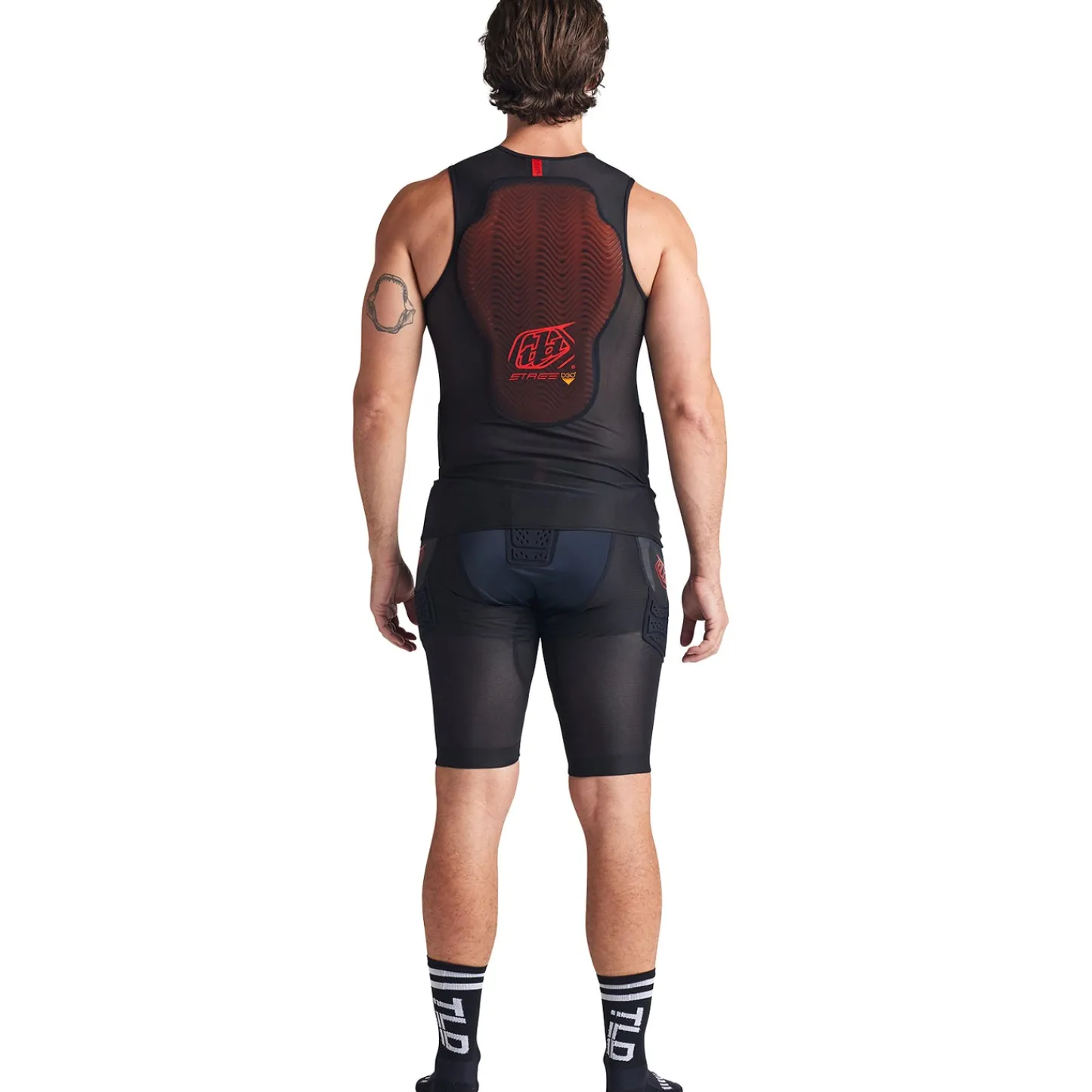 Troy Lee Designs Upper Body|Upper Body^Stage Ghost D3O Vest Baselayer Solid Black