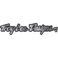 Troy Lee Designs Stickers|Stickers^Sticker 10" Signature Aluminum Black / Silver