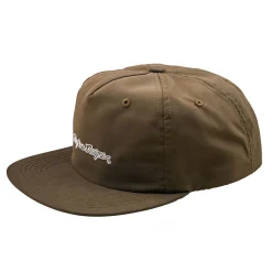 Troy Lee Designs Hats^Unstructured Snapback Signature Olive Canvas