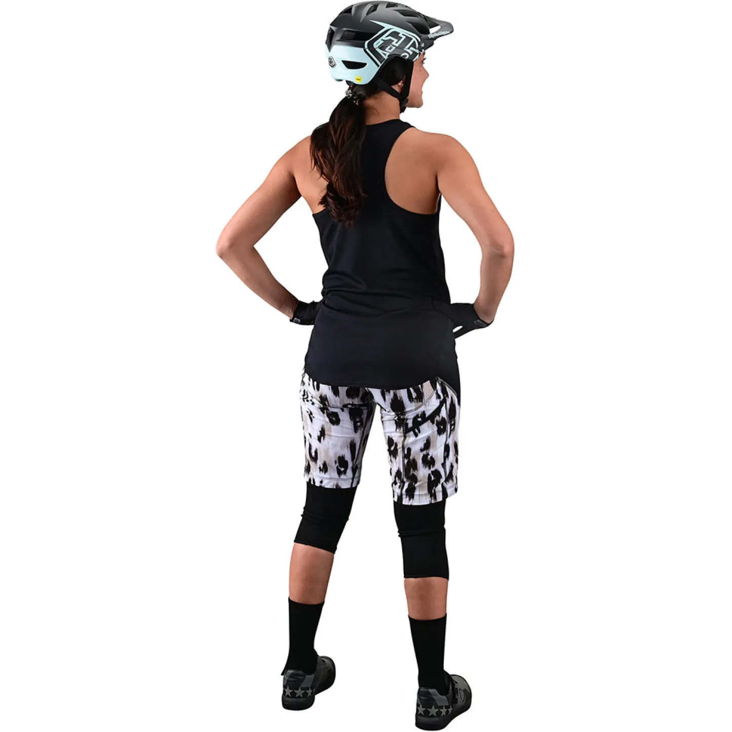 Women Troy Lee Designs Jerseys|Luxe - Wmns^Wmns Luxe Tank Solid Black