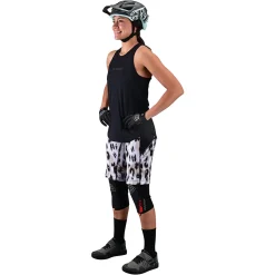 Women Troy Lee Designs Jerseys|Luxe - Wmns^Wmns Luxe Tank Solid Black