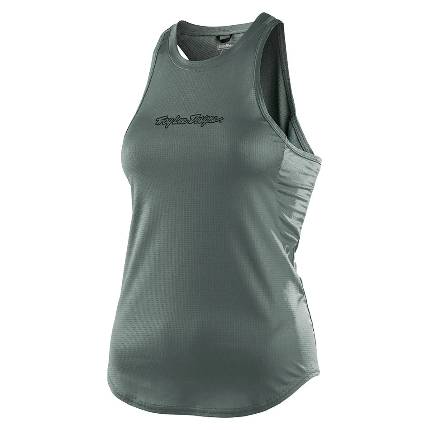 Women Troy Lee Designs Jerseys|Luxe - Wmns^Wmns Luxe Tank Solid Steel Green