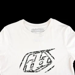 Women Troy Lee Designs Women's Tees^Wmns Short Sleeve Tee Cropped Badge Vintage White