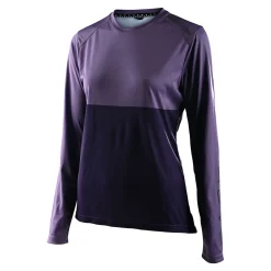 Women Troy Lee Designs Jerseys|Lilium - Wmns^Womens Lilium LS Jersey Block Orchid / Purple