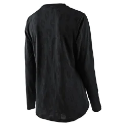 Women Troy Lee Designs Lilium - Wmns|Enduro^Womens Lilium LS Jersey Jacquard Black