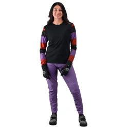 Women Troy Lee Designs Jerseys|Lilium - Wmns^Womens Lilium LS Jersey Rugby Black