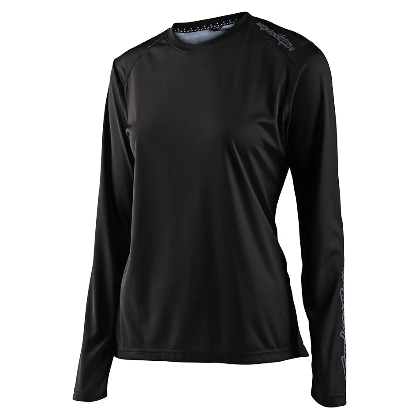 Women Troy Lee Designs Jerseys|Lilium - Wmns^Womens Lilium LS Jersey Solid Black