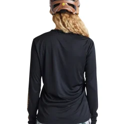 Women Troy Lee Designs Jerseys|Lilium - Wmns^Womens Lilium LS Jersey Solid Black