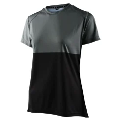Women Troy Lee Designs Jerseys|Lilium - Wmns^Womens Lilium SS Jersey Block Green / Black