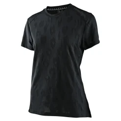 Women Troy Lee Designs Jerseys|Lilium - Wmns^Womens Lilium SS Jersey Jacquard Black