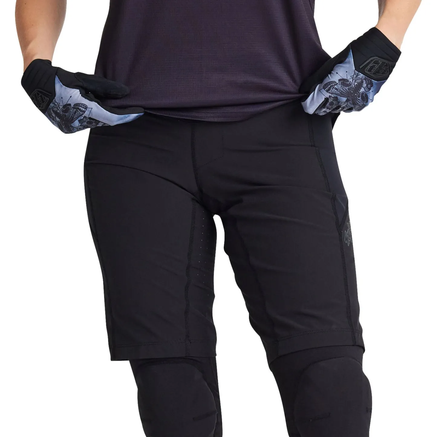 Women Troy Lee Designs Shorts & Pants|Luxe - Wmns^Womens Luxe Short No Liner Solid Black