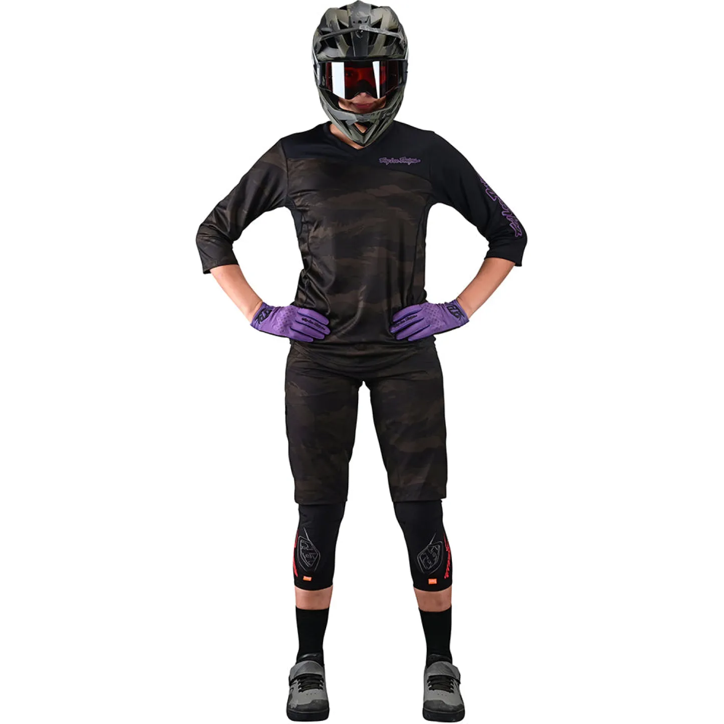 Women Troy Lee Designs Jerseys|Mischief - Wmns^Womens Mischief Jersey Brushed Camo Army