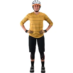 Women Troy Lee Designs Jerseys|Mischief - Wmns^Womens Mischief Jersey Pinstripe Honey