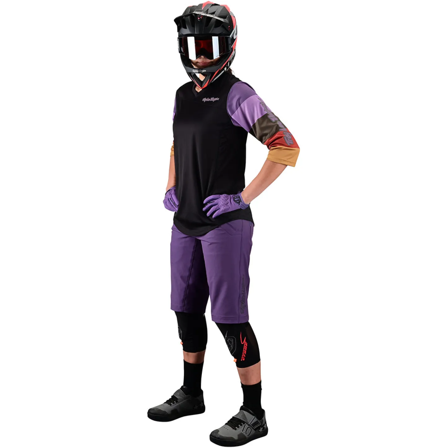 Women Troy Lee Designs Jerseys|Enduro^Womens Mischief Jersey Rugby Black