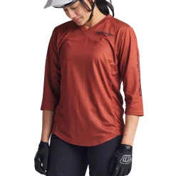 Women Troy Lee Designs Jerseys|Mischief - Wmns^Womens Mischief Jersey Solid Henna