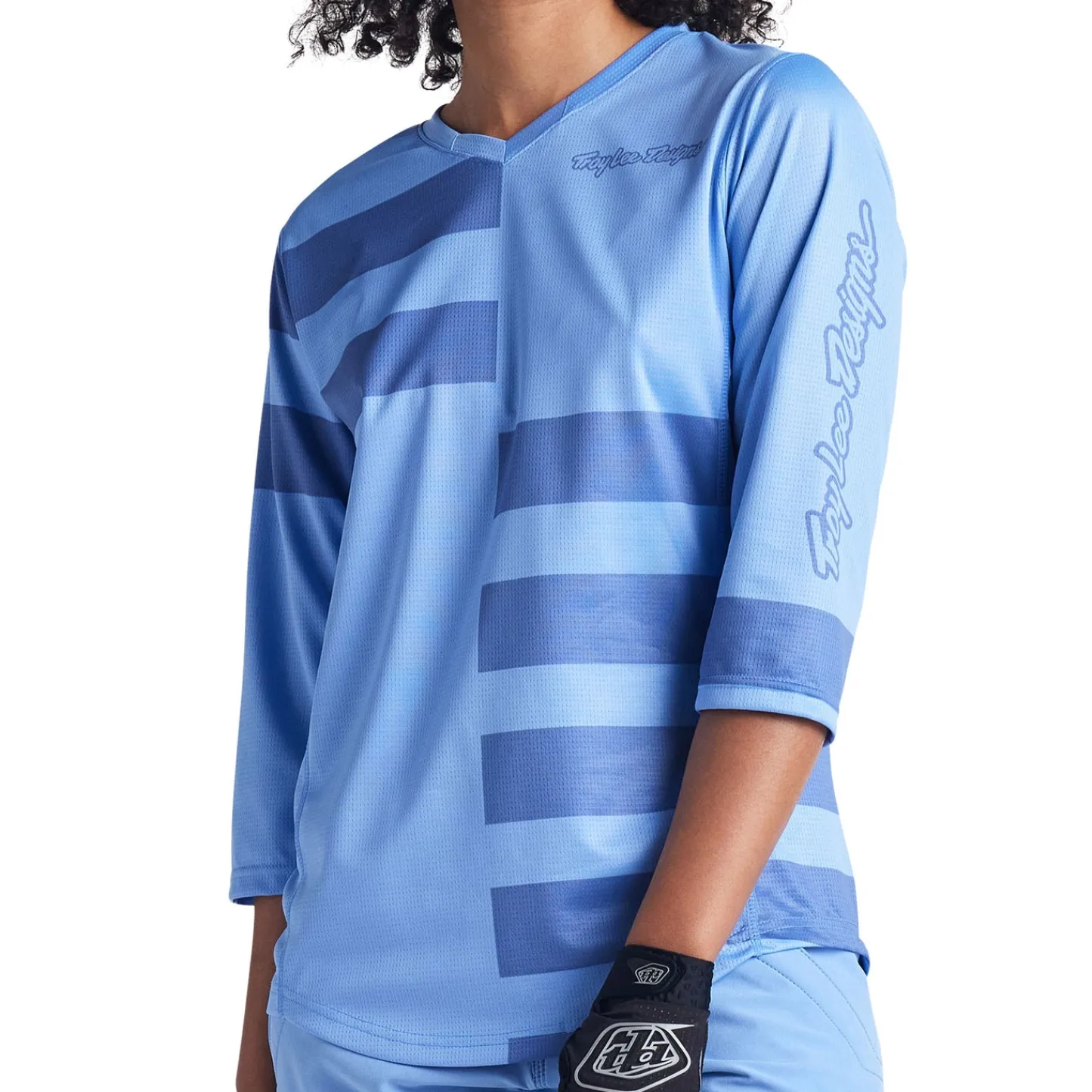Women Troy Lee Designs Jerseys|Mischief - Wmns^Womens Mischief Jersey Split Stripe Wildflower