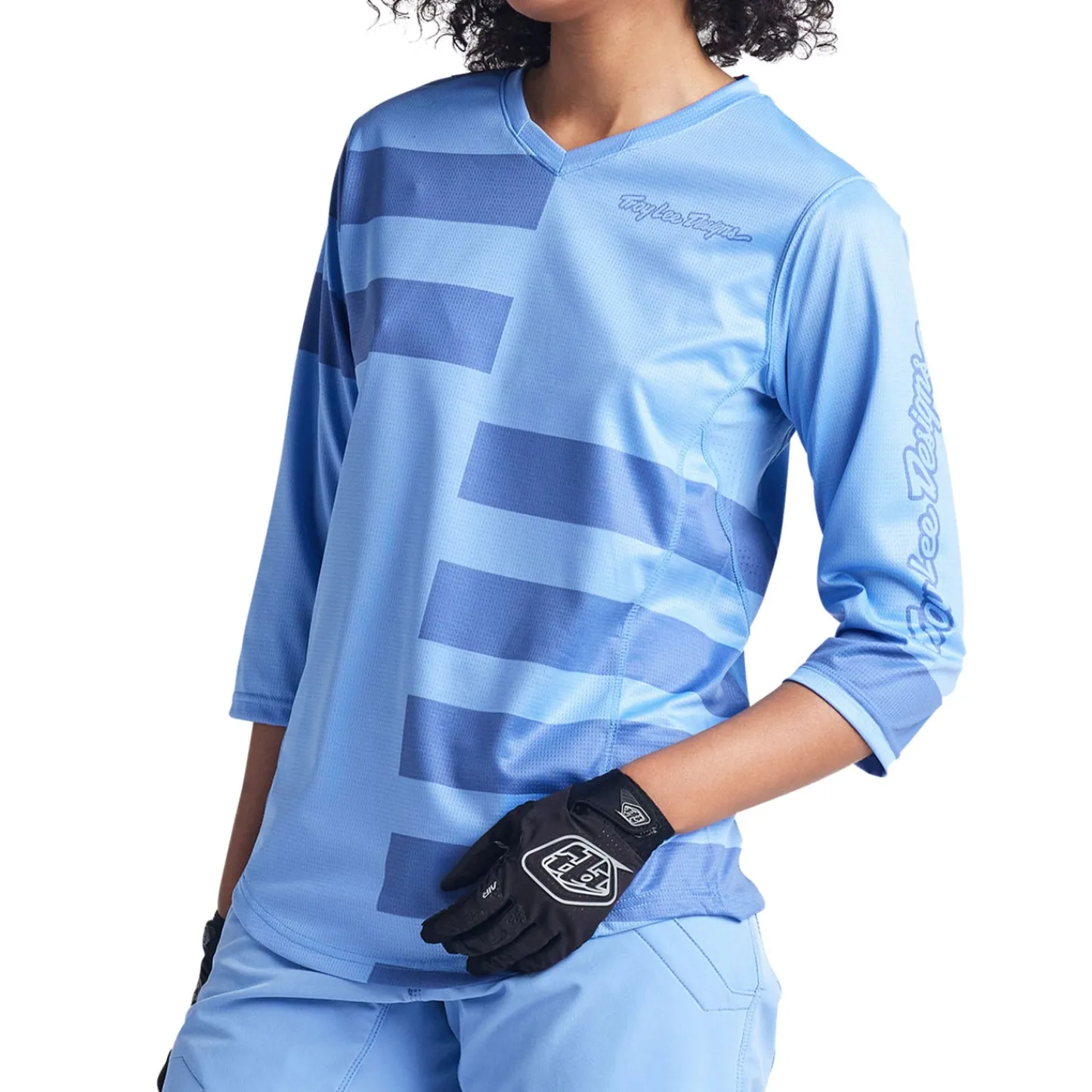 Women Troy Lee Designs Jerseys|Mischief - Wmns^Womens Mischief Jersey Split Stripe Wildflower