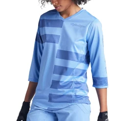 Women Troy Lee Designs Jerseys|Mischief - Wmns^Womens Mischief Jersey Split Stripe Wildflower