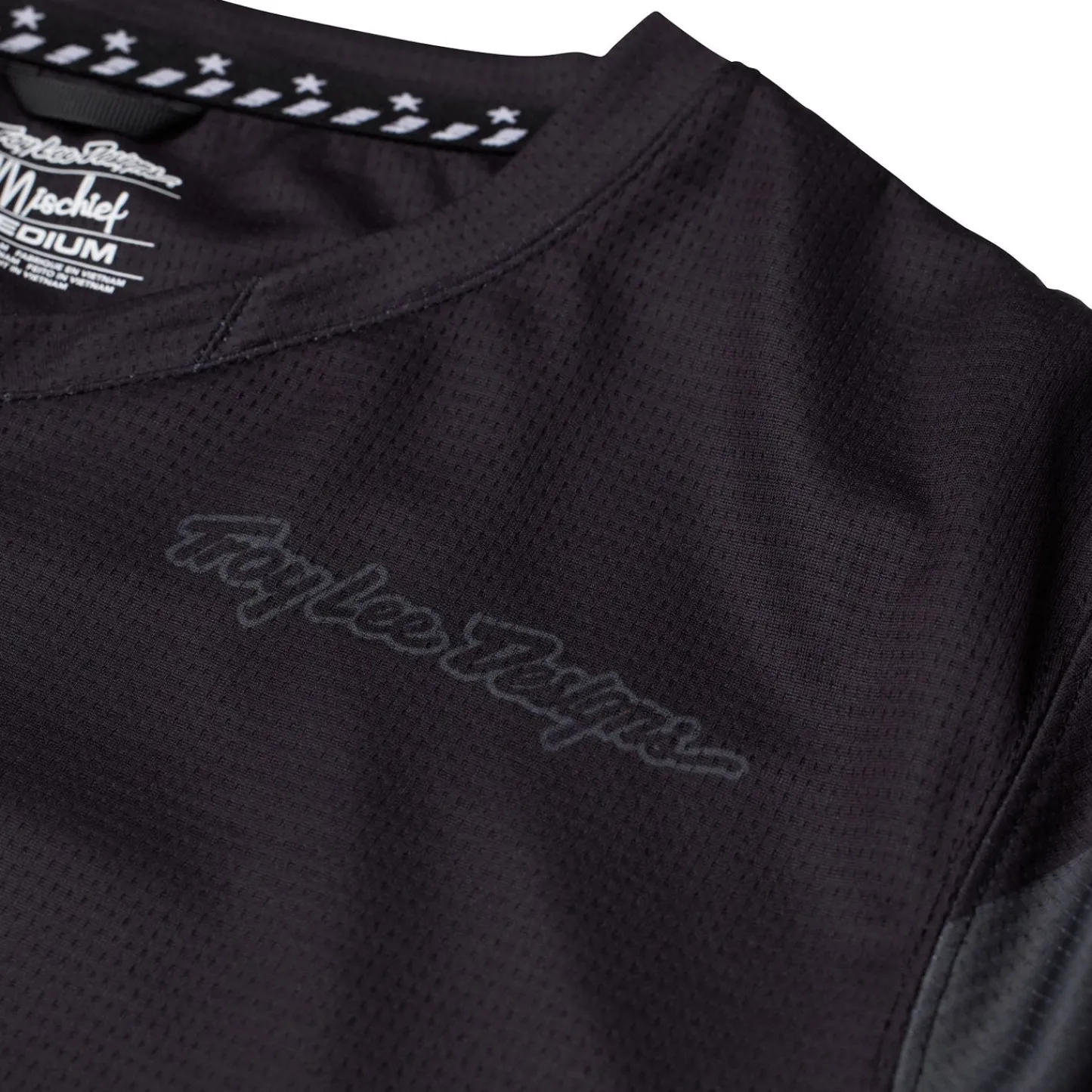 Women Troy Lee Designs Jerseys|Mischief - Wmns^Womens Mischief Jersey Split Stripe Black