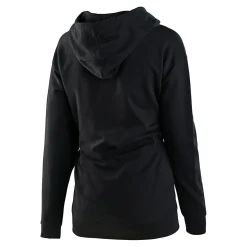 Women Troy Lee Designs Women's Outerwear^Womens Pullover Hoodie Signature Black / Reflective Silver