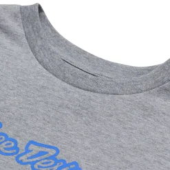 Women Troy Lee Designs Women's Tees^Womens Short Sleeve Tee Signature Gray Heather