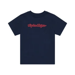 Women Troy Lee Designs Women's Tees^Womens Short Sleeve Tee Signature Navy