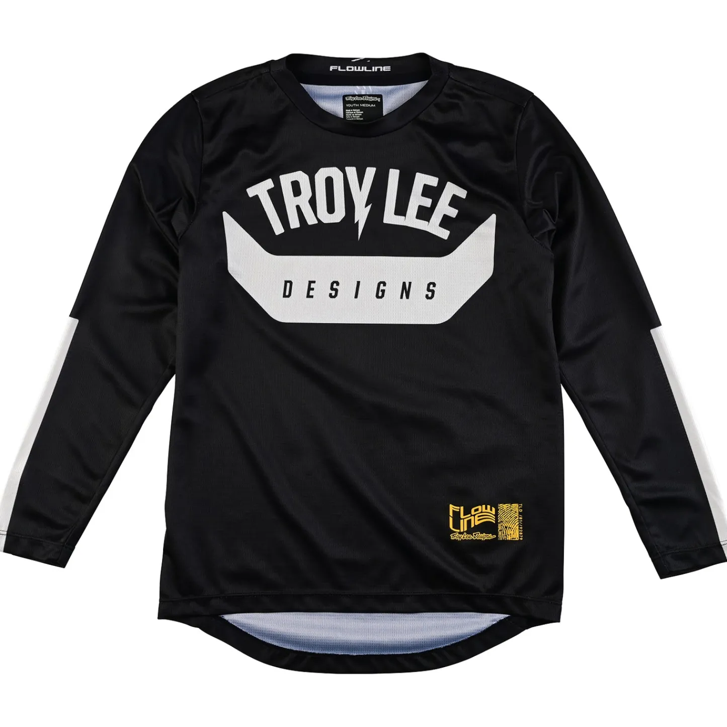Troy Lee Designs Jerseys^Youth Flowline LS Jersey Aircore Black