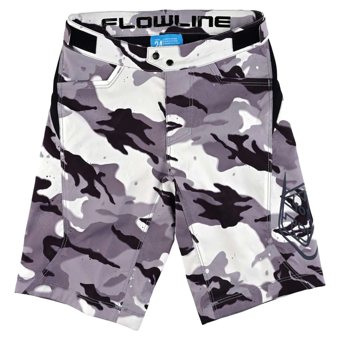 Troy Lee Designs Pants & Shorts^Youth Flowline Short No Liner Spray Camo White