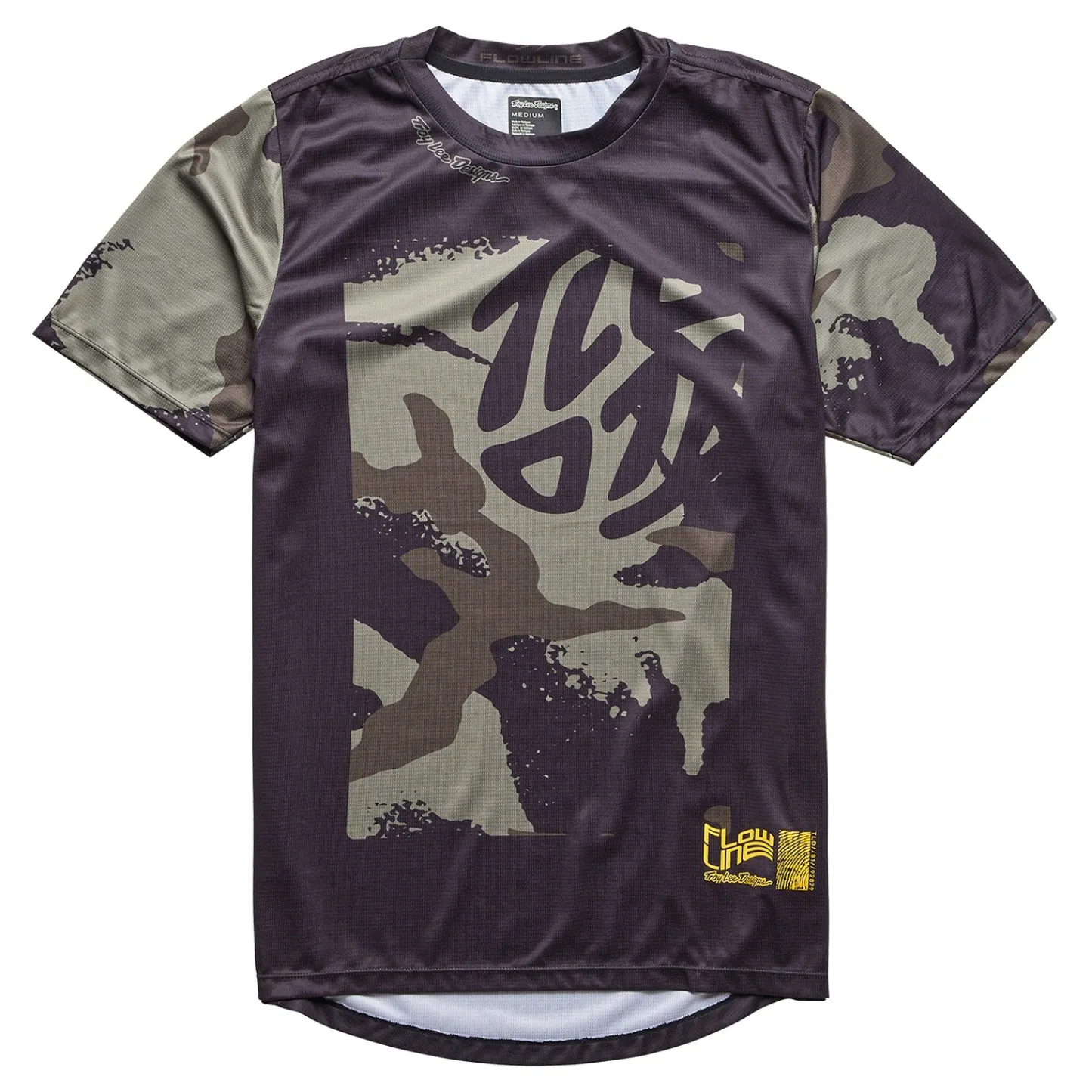 Troy Lee Designs Jerseys^Youth Flowline SS Jersey Confined Black