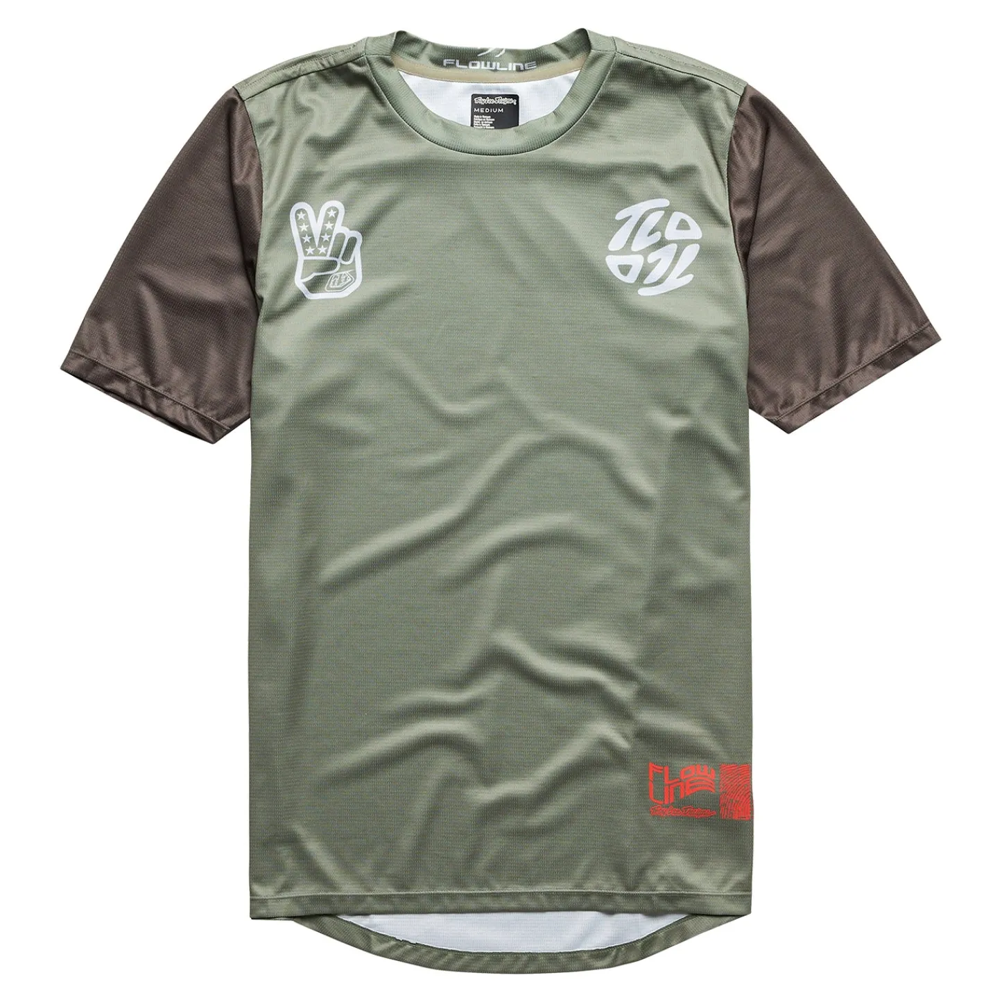 Troy Lee Designs Jerseys^Youth Flowline SS Jersey Flipped Olive