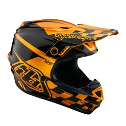Troy Lee Designs Helmets^Youth GP Helmet Check Up Gold / Black