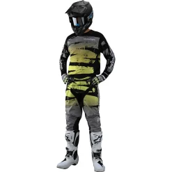 Troy Lee Designs Pants^Youth GP Pant Brushed Black / Glo Green