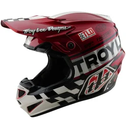Troy Lee Designs Helmets|Off Road^Youth GP Pro Helmet Fifty-50 White / Red