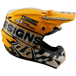 Troy Lee Designs Off Road|Helmets^Youth GP Pro Helmet Fifty-50 White / Gold