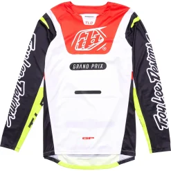 Troy Lee Designs Jerseys^Youth GP Pro Jersey Blends White / Glo Red