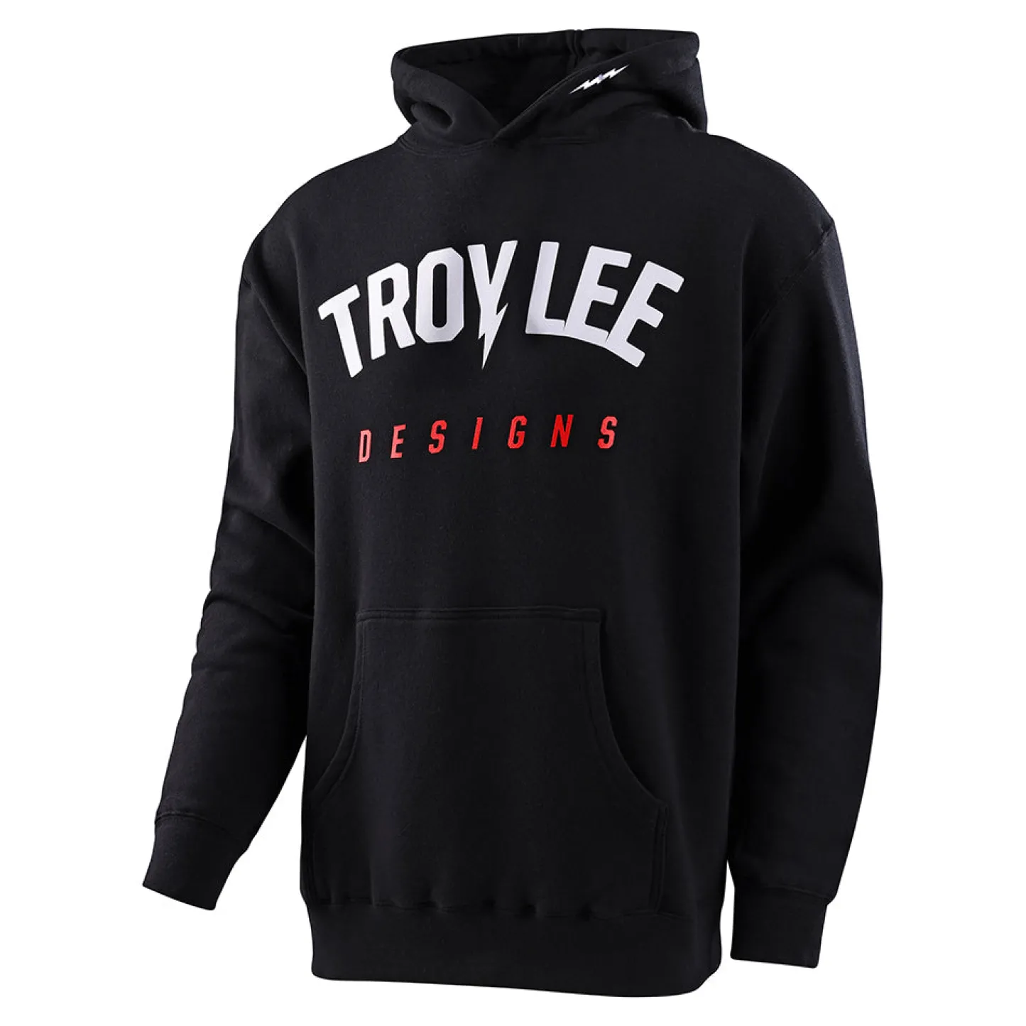 Troy Lee Designs Youth Outerwear^Youth Pullover Hoodie Bolt Black