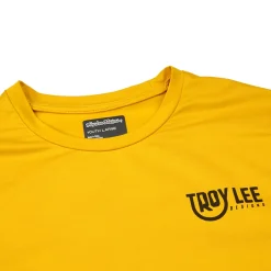 Troy Lee Designs Jerseys^Youth Ruckus Long Sleeve Ride Tee Eyez Safron