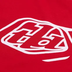 Troy Lee Designs Youth Tees^Youth Short Sleeve Tee Badge Team Red