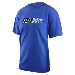 Troy Lee Designs Youth Tees^Youth Short Sleeve Tee Boxed Out Blue