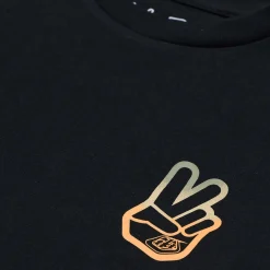 Troy Lee Designs Youth Tees^Youth Short Sleeve Tee Peace Out Black