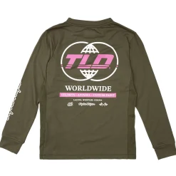 Troy Lee Designs Jerseys^Youth Skyline Ride Long Sleeve Tee Worldwide Caper