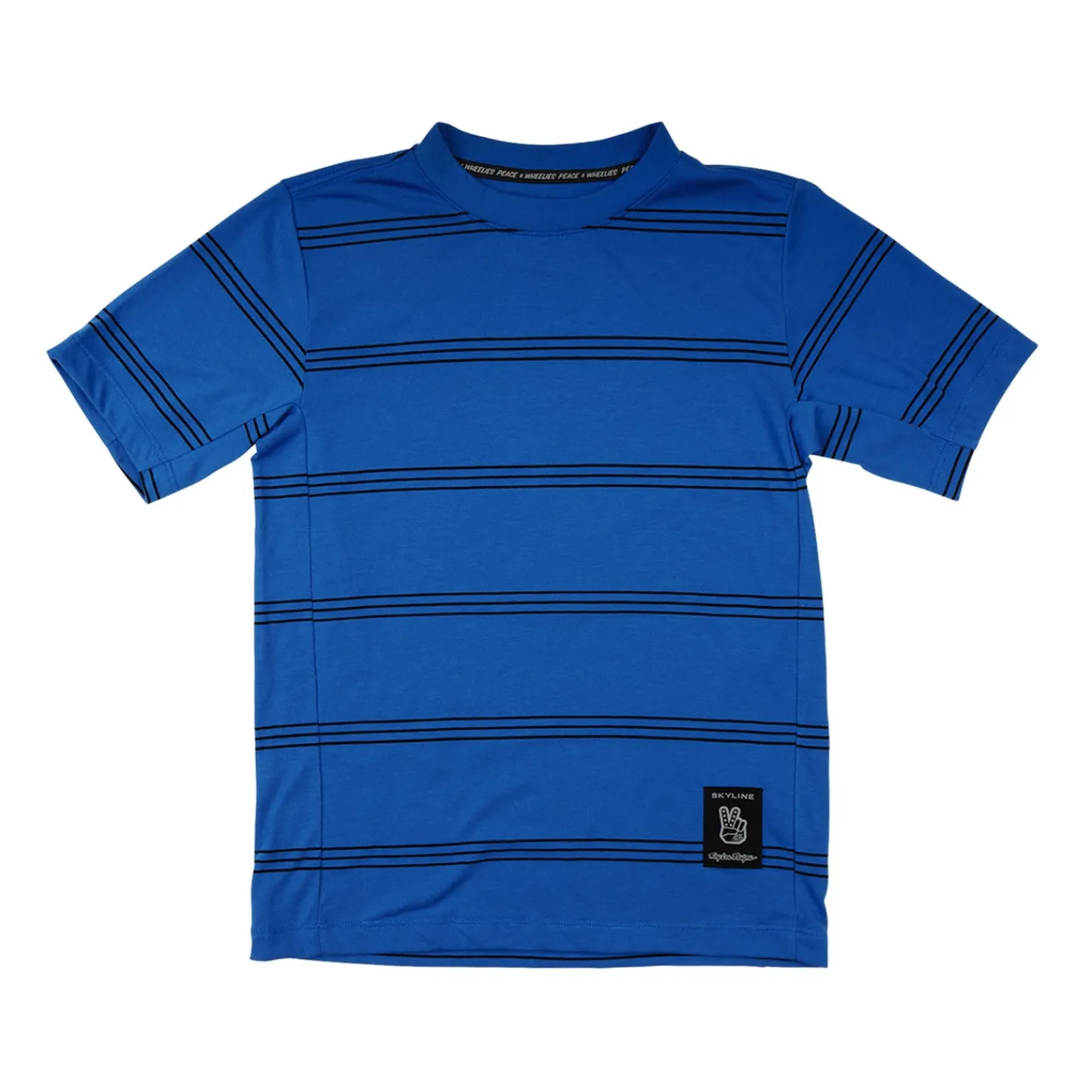 Troy Lee Designs Jerseys^Youth Skyline Ride Short Sleeve Tee Washed Out Cobalt