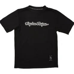 Troy Lee Designs Jerseys^Youth Skyline Ride Short Sleeve Tee Signature Black