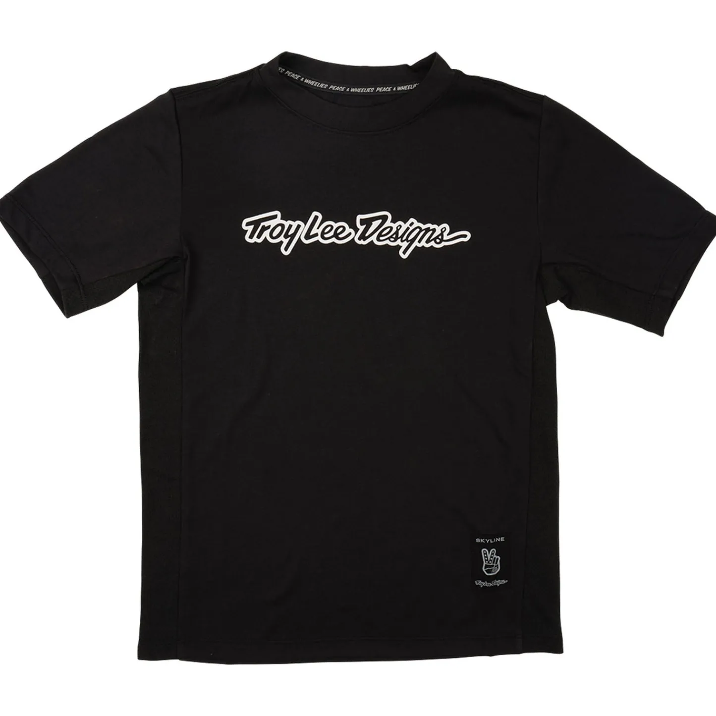 Troy Lee Designs Jerseys^Youth Skyline Ride Short Sleeve Tee Signature Black